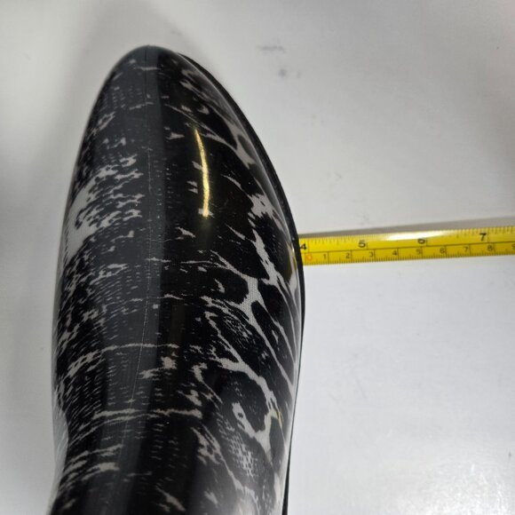 Leopard Print Short Rubber Boots - Picture 6 of 8